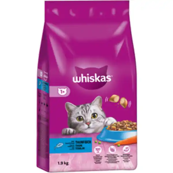 Bild 2 von WHISKAS Katzen-Nassfutter, Thunfisch, 1900 g