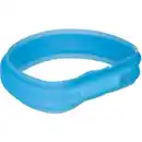 Bild 2 von TRIXIE Halsband, Flash Leuchtband USB, M–L: 50 cm/30 mm, Silikon, Blau