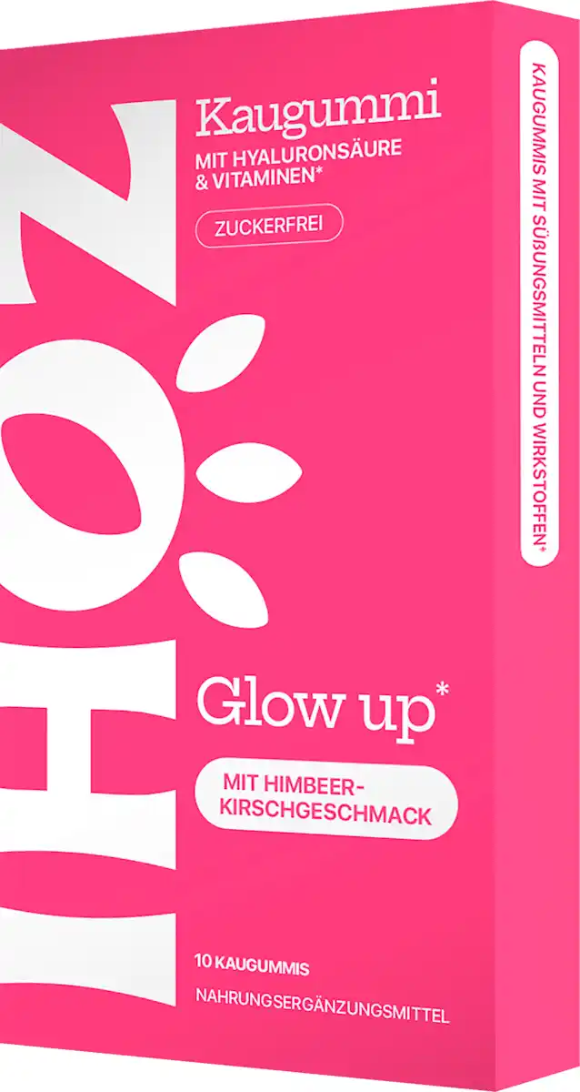 Bild 1 von ZOHI Kaugummi, Glow up Himbeer-Kirsche, zuckerfrei, 10 St