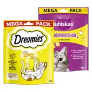 Whiskas oder Dreamies Katzensnacks