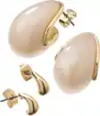 Bild 3 von ebelin Ohrstecker Tropfenform, Gold-Optik, 4 St