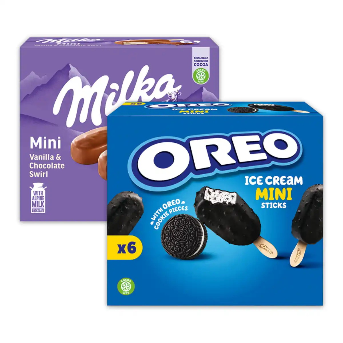 Bild 1 von Milka/Oreo Mini Stieleis