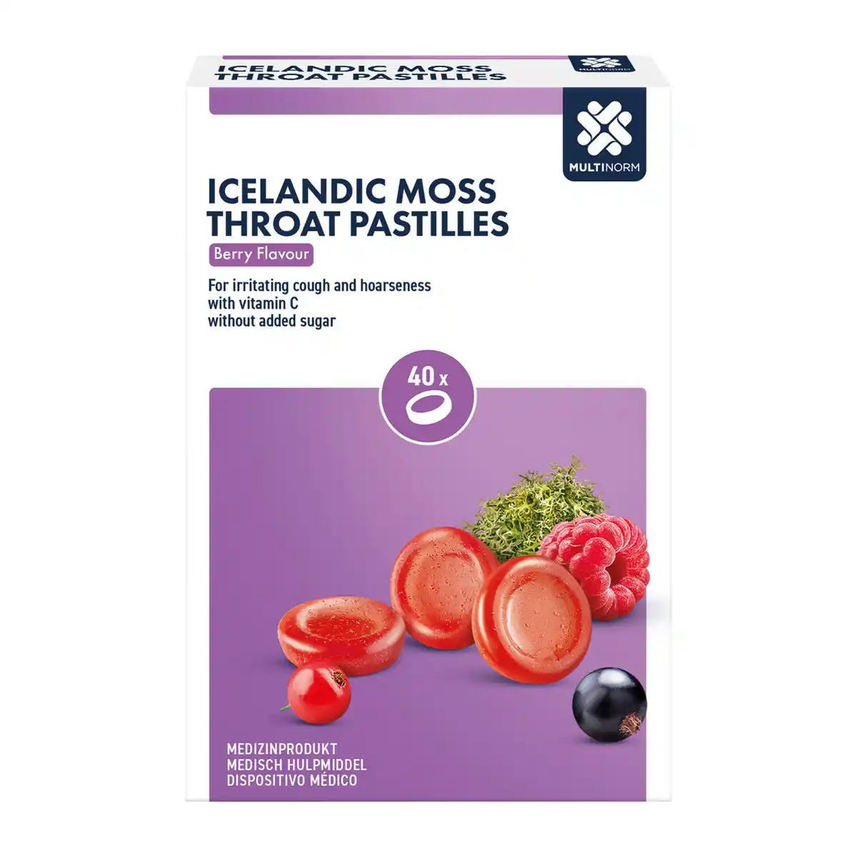 Bild 2 von MULTINORM Isländisch Moos Halspastillen