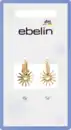 Bild 2 von ebelin Creolen Sonnen, Gold-Optik, 4 St