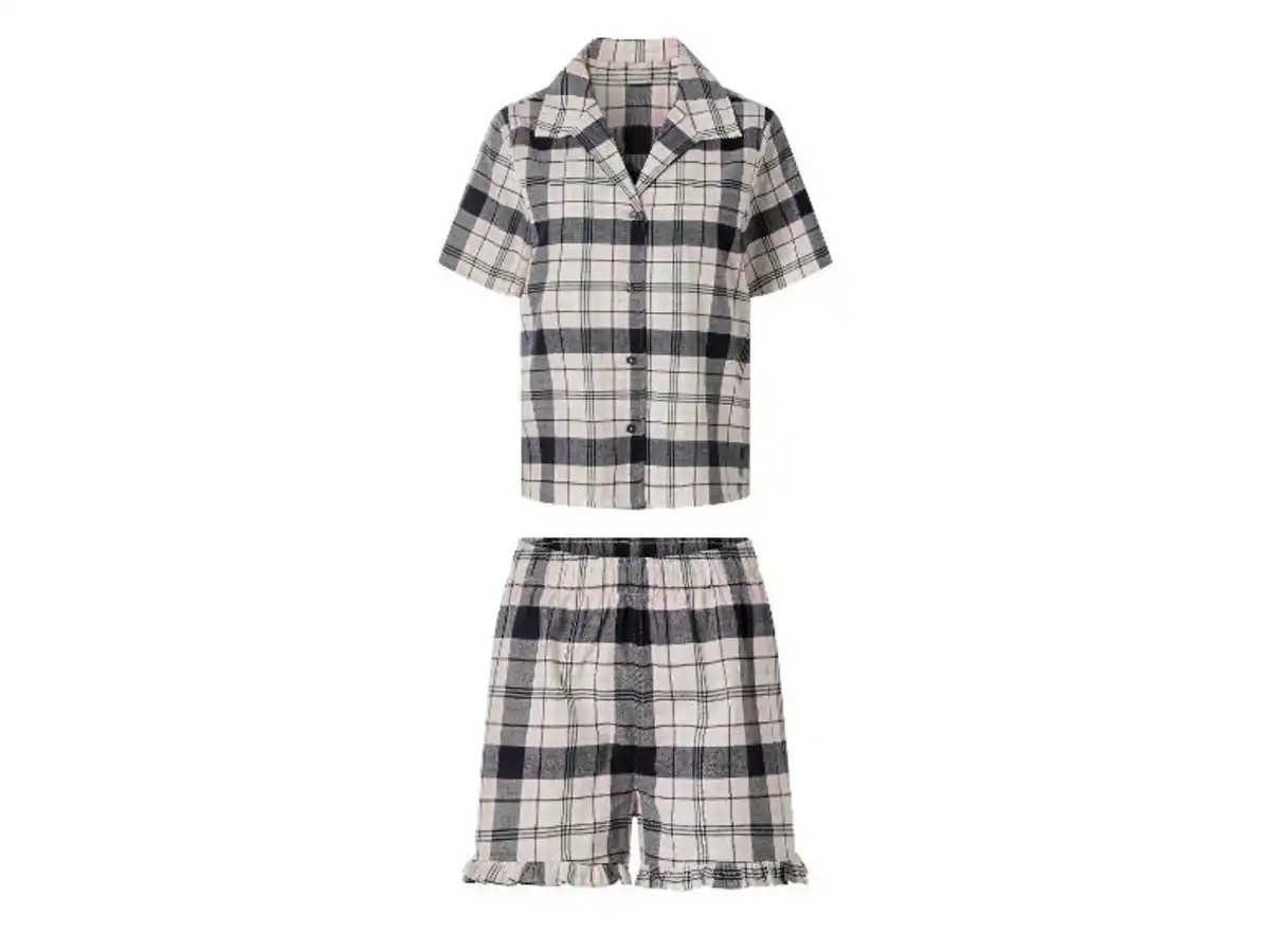Bild 1 von ESMARA® Damen Flanell Pyjama