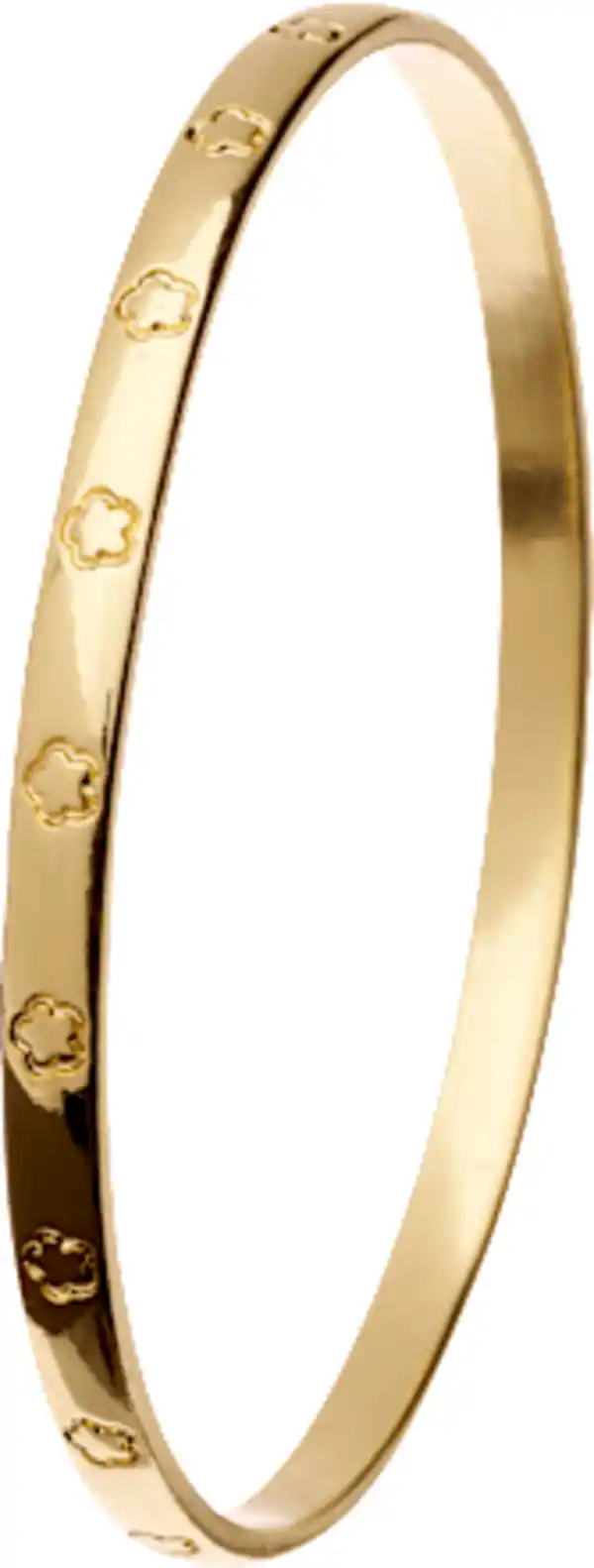 Bild 3 von ebelin Armreif mit Blumen, Gold-Optik, 1 St