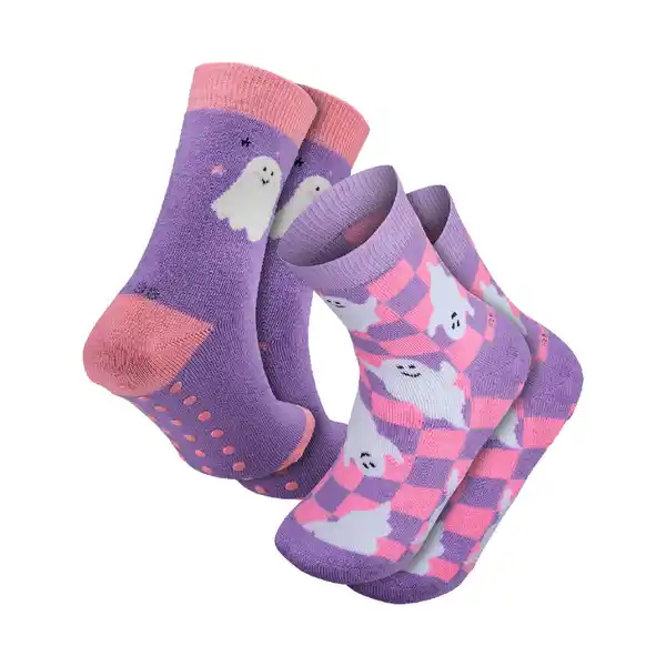 Bild 2 von L&D Antirutschsocken Glow-in-the-Dark