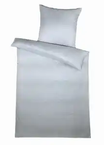 Mikrofaser-Bettwäsche HIGH CLASS ARTDECO 135 x 200 cm silber