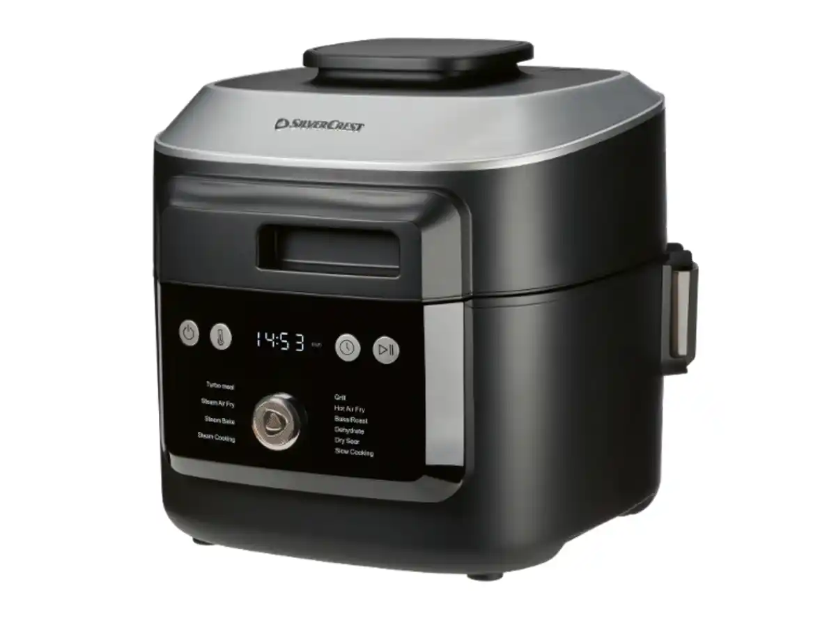 Bild 3 von SILVERCREST® 2-in-1 Dampfgarer & Heißluftfritteuse »SHFD 1760 A1«, mit voreingestellten Programmen