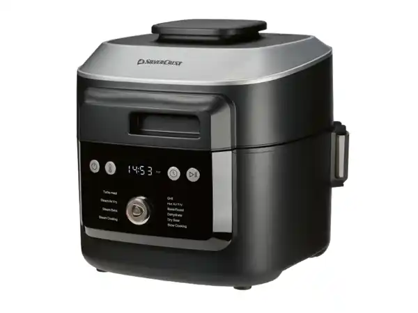 Bild 3 von SILVERCREST® 2-in-1 Dampfgarer & Heißluftfritteuse »SHFD 1760 A1«, mit voreingestellten Programmen