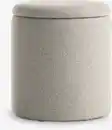 Bild 1 von Pouf GISLEV Ø36 m/Aufbewahrung sand Stoff