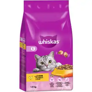 WHISKAS Katzentrockenfutter, 1,9 kg