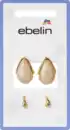 Bild 2 von ebelin Ohrstecker Tropfenform, Gold-Optik, 4 St