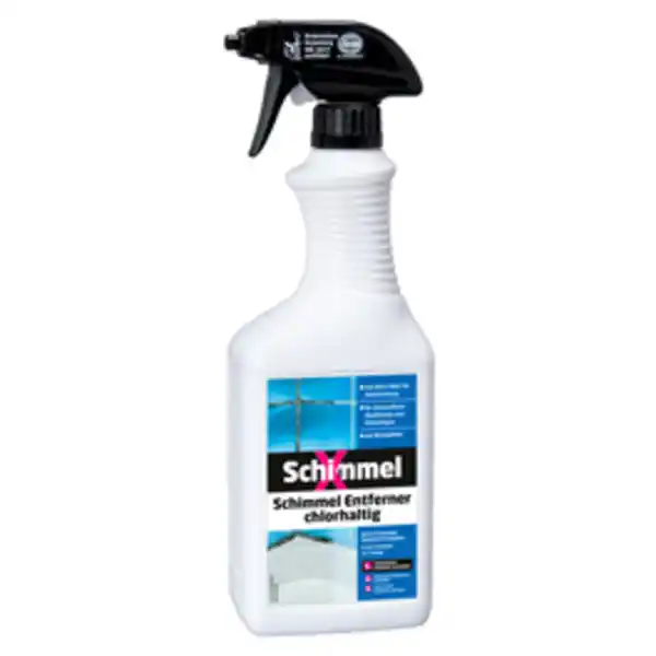 Bild 2 von SchimmelX Schimmel-Entferner »chlorhaltig«, transparent, 0,75 l, 10-15 m²
