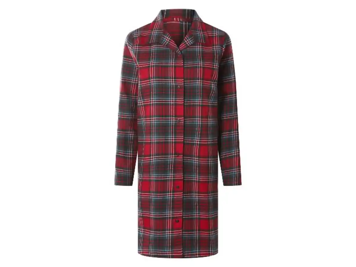 Bild 1 von ESMARA® Damen Flanell-Nachthemd