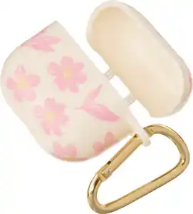 ebelin Kopfhörer-Case mit Blumen, creme, 1 St