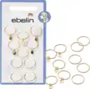 Bild 1 von ebelin Haar-Piercings, Gold-Optik, 10 St