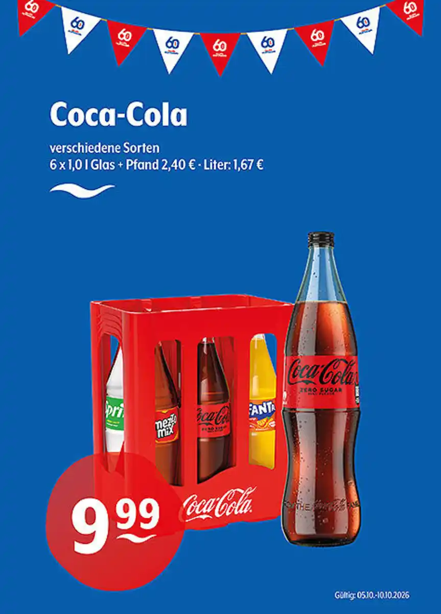 Bild 1 von Coca-Cola verschiedene Sorten