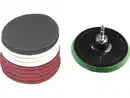 Bild 2 von PARKSIDE® Fächerscheiben-Set / Klettschleifteller mit Schleifpapier-Set / Reinigungsscheibe / Schruppscheiben-Set