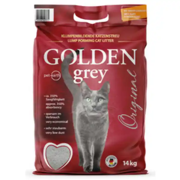 Bild 3 von GOLDEN Katzenstreu »grey«, 1 Sack, 14,1 kg