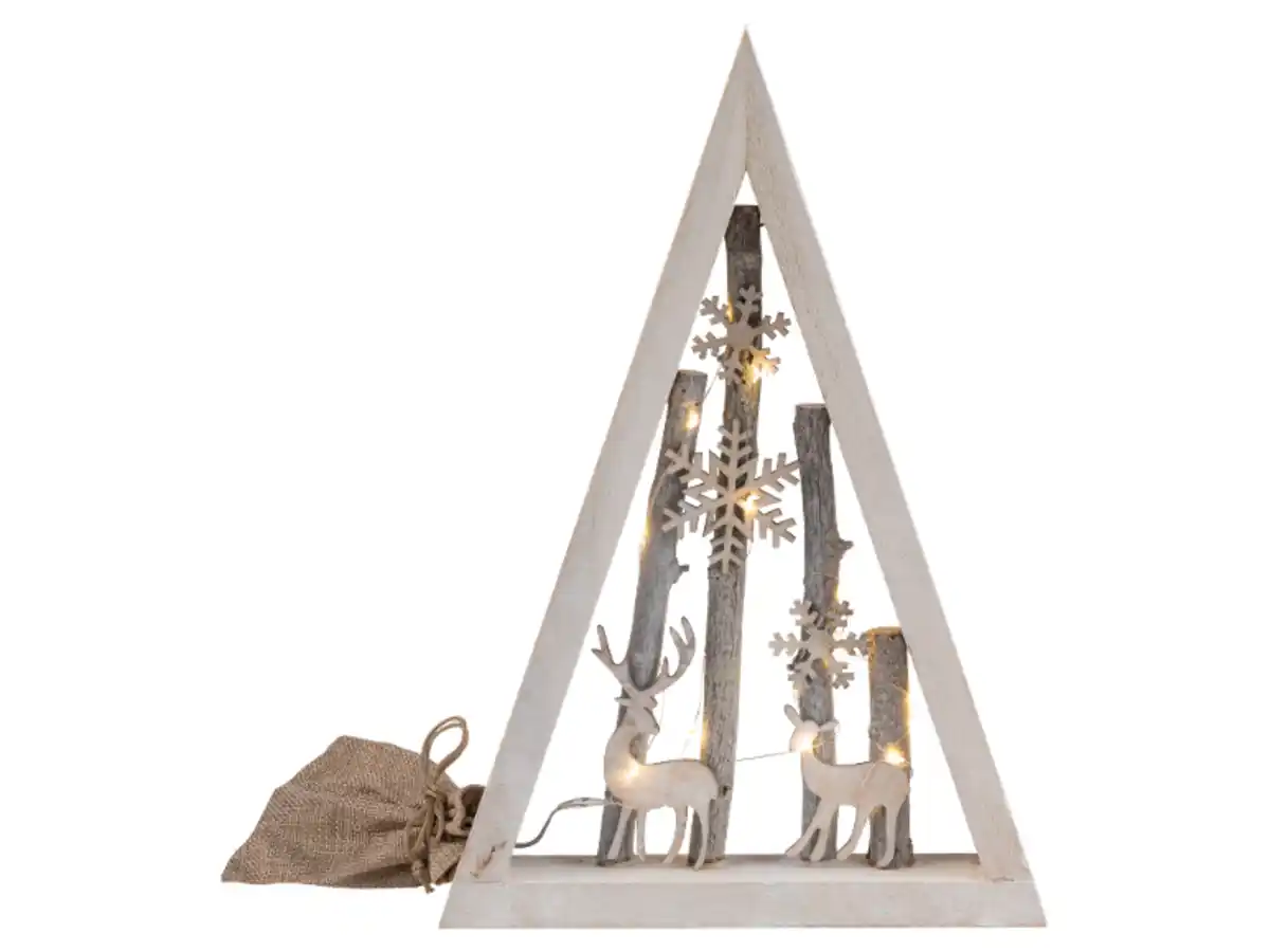 Bild 1 von Livarno LED-Holzdekoration