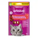Bild 1 von WHISKAS Katzensnack Knuspertaschen, mit Rind, 60 g
