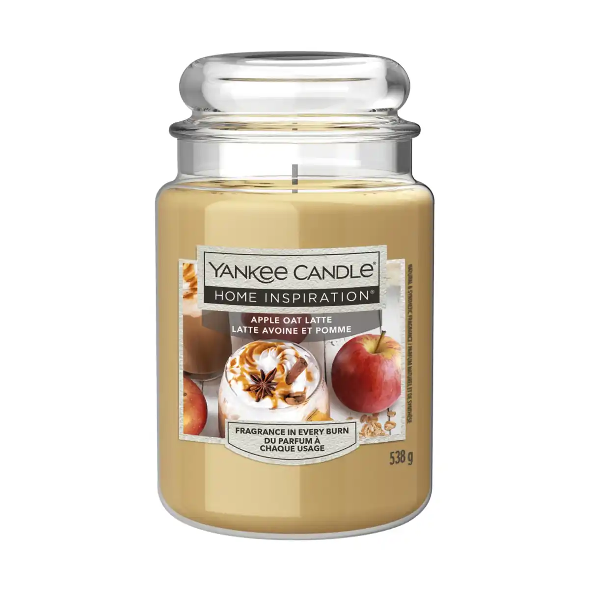 Bild 2 von YANKEE CANDLE Duftkerze im Glas »Apple Oat Latte«, 538 g