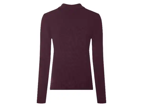 Bild 2 von ESMARA® Damen Feinstrick-Polopullover
