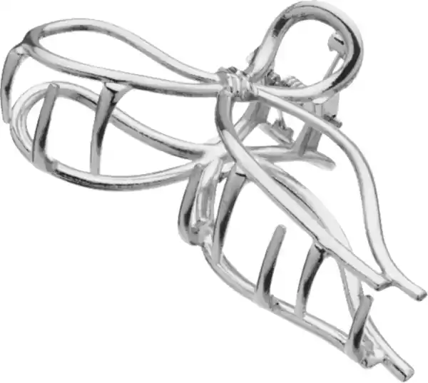 Bild 2 von ebelin Haarklammer Schleife, Silber-Optik, 1 St