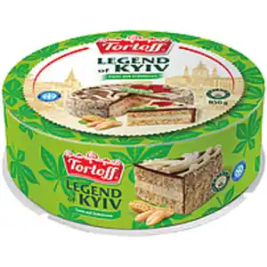 "TORTOFF" Torte "Legend of Kyiv" mit Creme 57,7% und Erdnüss...