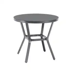 TrendLine Gartentisch Aluminium Pero Ø 80 cm anthrazit