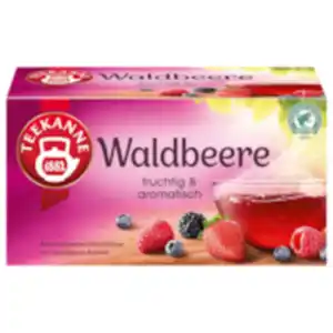 Teekanne Früchtetee Waldbeere