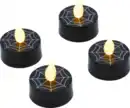 Bild 1 von IDEENWELT LED-Teelichte Spinnennetz 4er-Set
