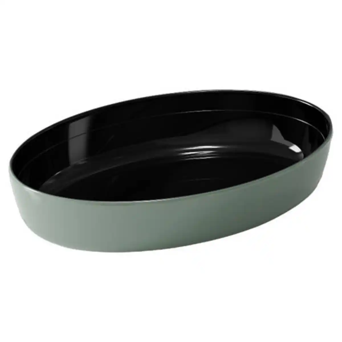 Bild 1 von CROFTON Borosilikatglas-Aufflaufform, Oval, Grün