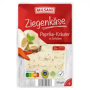 MILSANI Ziegenkäsescheiben 125 g, Kräuter