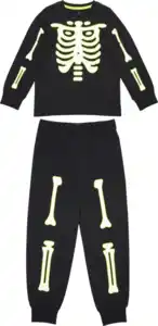 IDEENWELT Kinder Pyjama Glow-in-the-dark Gr. 110/116