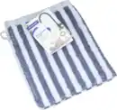 Bild 1 von IDEENWELT Waschhandschuh 16x21 cm Streifen indigo