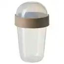 Bild 1 von SPLITTERNY Snackdose, transparent/hell graubraun, 300 ml