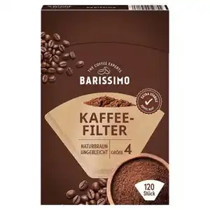 BARISSIMO Kaffeefilter Nr. 4, 120 Stück