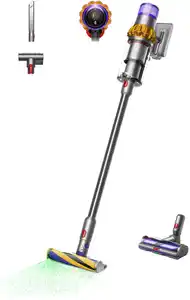 V15 Detect Absolute Stielsauger nickel satin gelb/glanz nickel, 60 min Laufzeit, 0,76 l Staubvolumen, Display