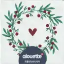 Bild 1 von alouette Cocktail-Serviette Kranz geprägt
