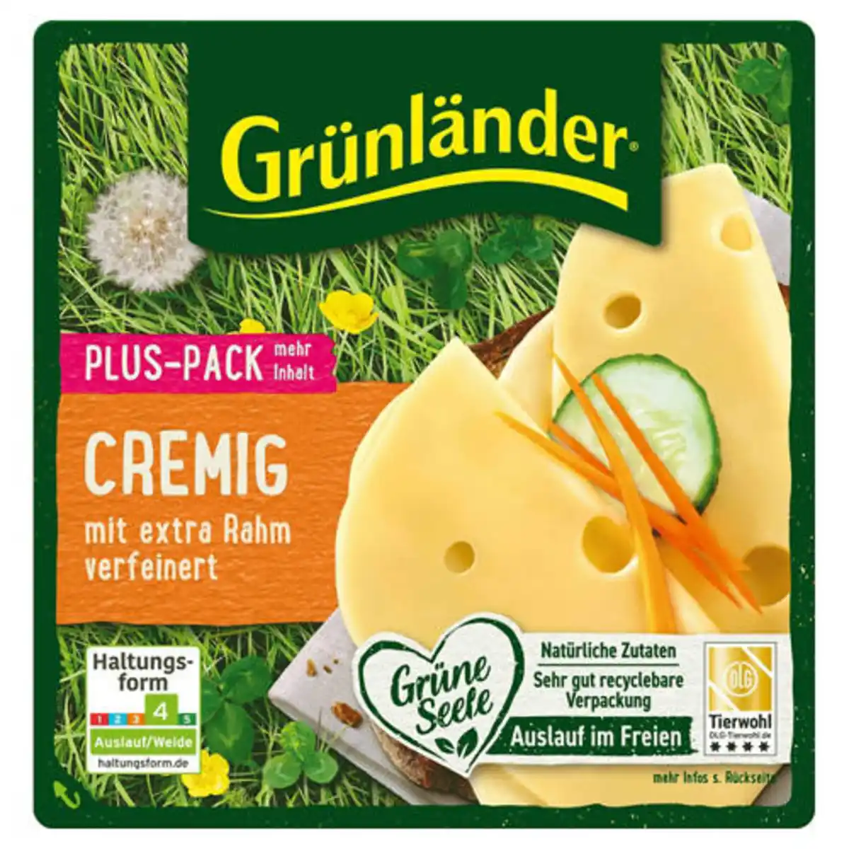 Bild 1 von GRÜNLÄNDER Grünländer Plus Pack 156 g, Cremig