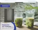 Bild 1 von IDEENWELT Glasbecher mit Trinkhalm 2er-Set Transparent