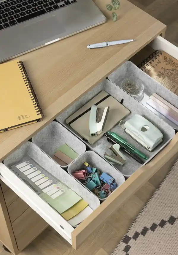 Bild 3 von IDEENWELT Filzorganizer 5er-Set grau