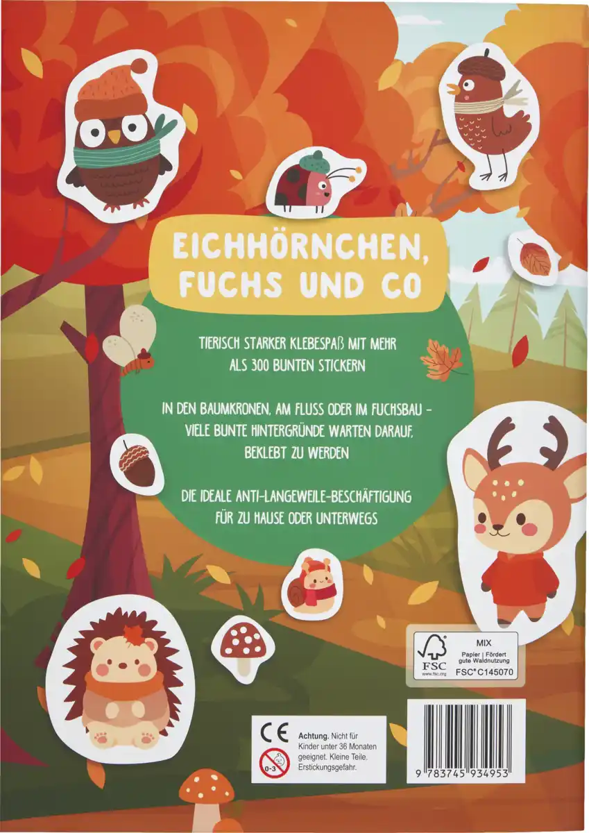 Bild 2 von IDEENWELT Stickerbuch Waldtiere
