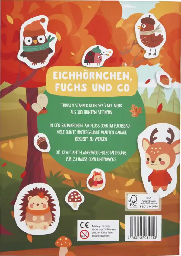 Bild 2 von IDEENWELT Stickerbuch Waldtiere