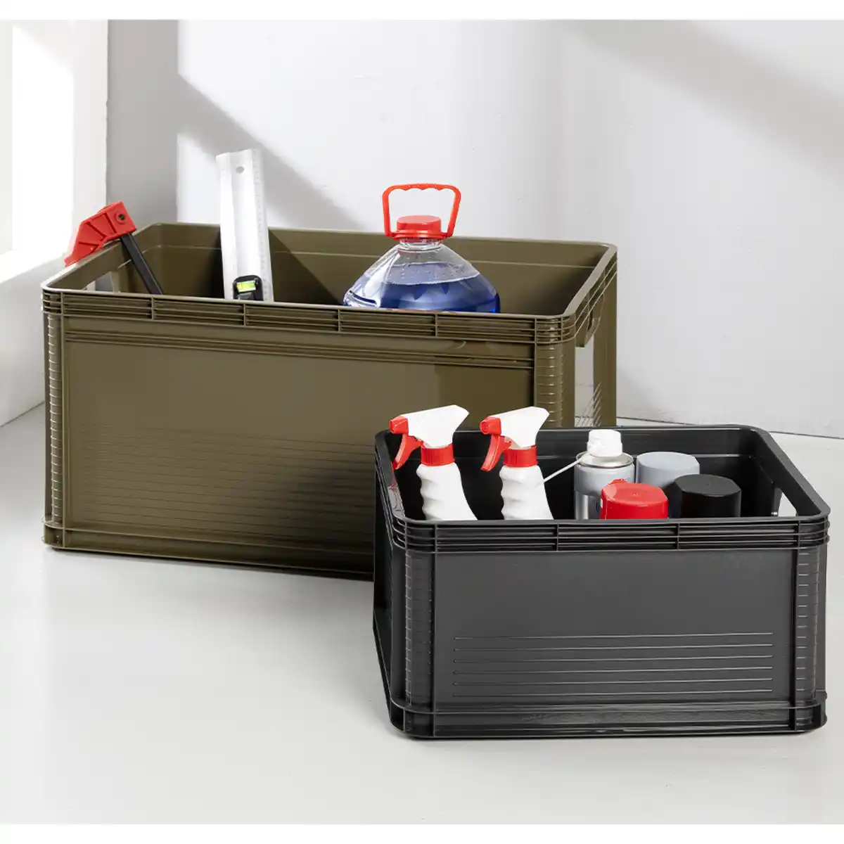 Bild 3 von Toptex Ordnung Kunststoff-Behälter - ca. 20 Liter, Olive
