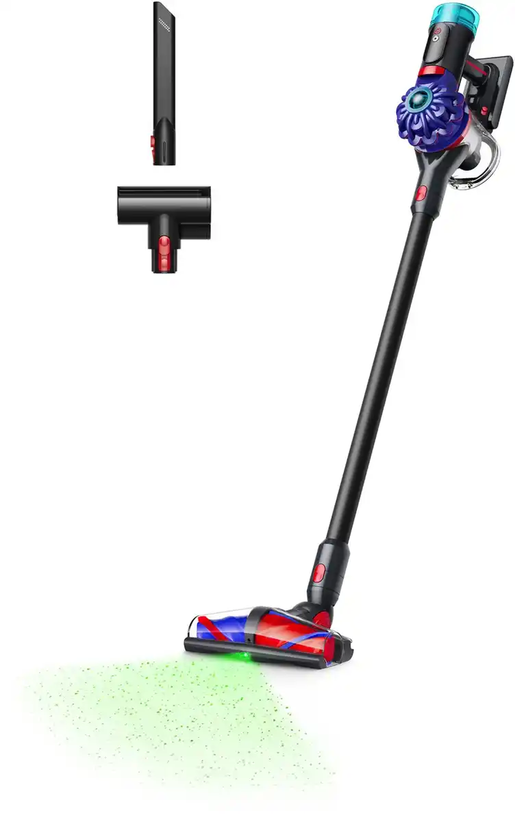 Bild 1 von V10 Konical Akku-Stielstaubsauger schwarz/blau, 150 W, 60 min Laufzeit, 0,54 l Staubvolumen, Elektro-Bodenbürste