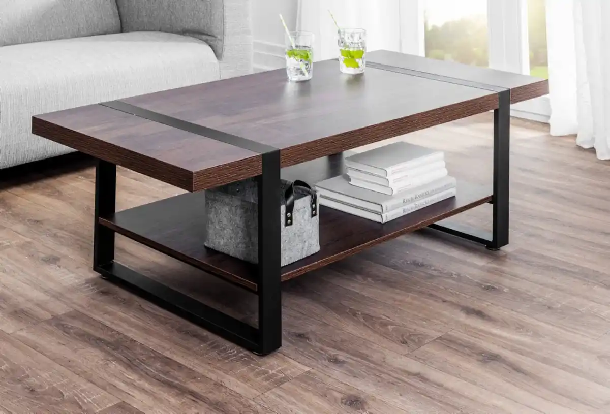 Bild 4 von Prestige Home Living Indoor Couchtisch, ca. 120 x 60 x 45 cm - Braun