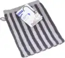 Bild 1 von IDEENWELT Waschhandschuh 16x21 cm Streifen anthrazit
